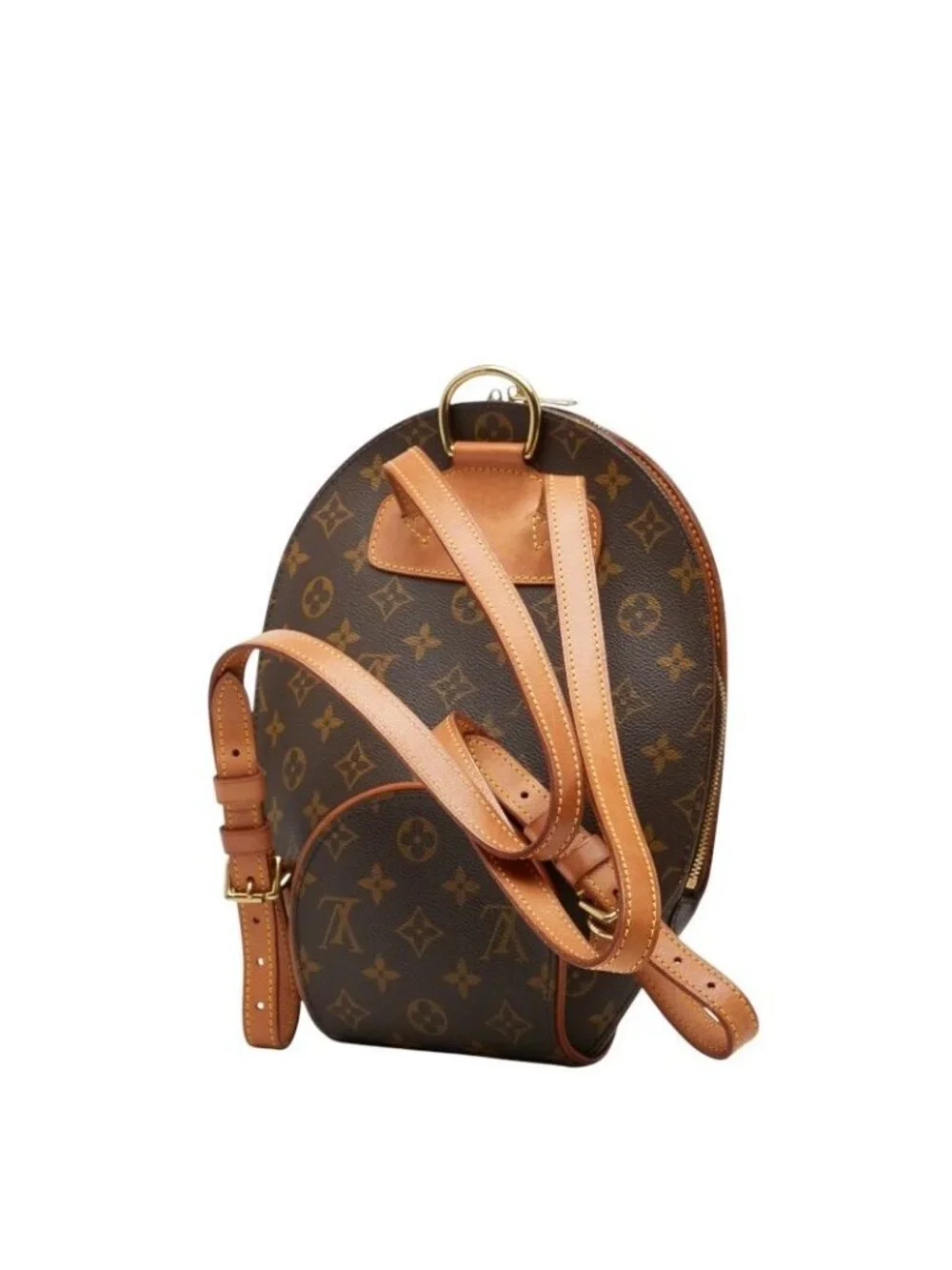 Louis Vuitton Monogram Ellipse Sac a Dos Backpack Brown Leather